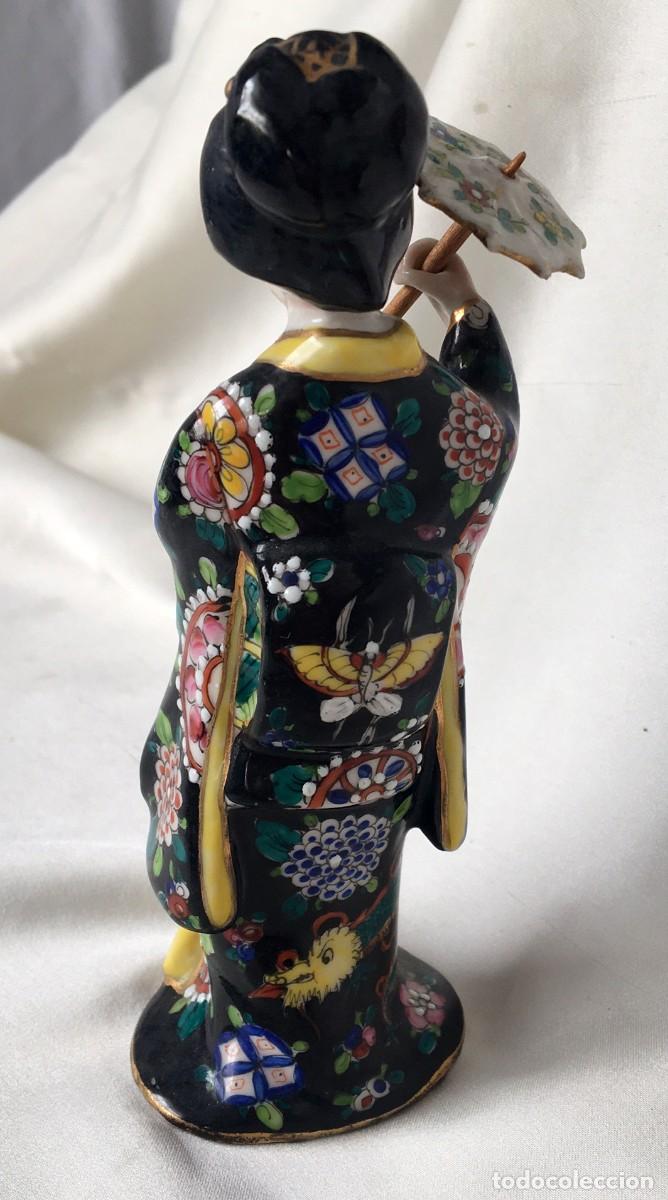 Antig&uuml;edades: Figura de mujer japonesa - Foto 5