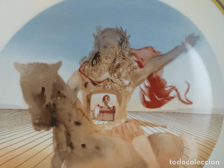 Antig&uuml;edades: Antiguo gran plato de Dal&iacute;, serie limitada, numerado - Foto 4
