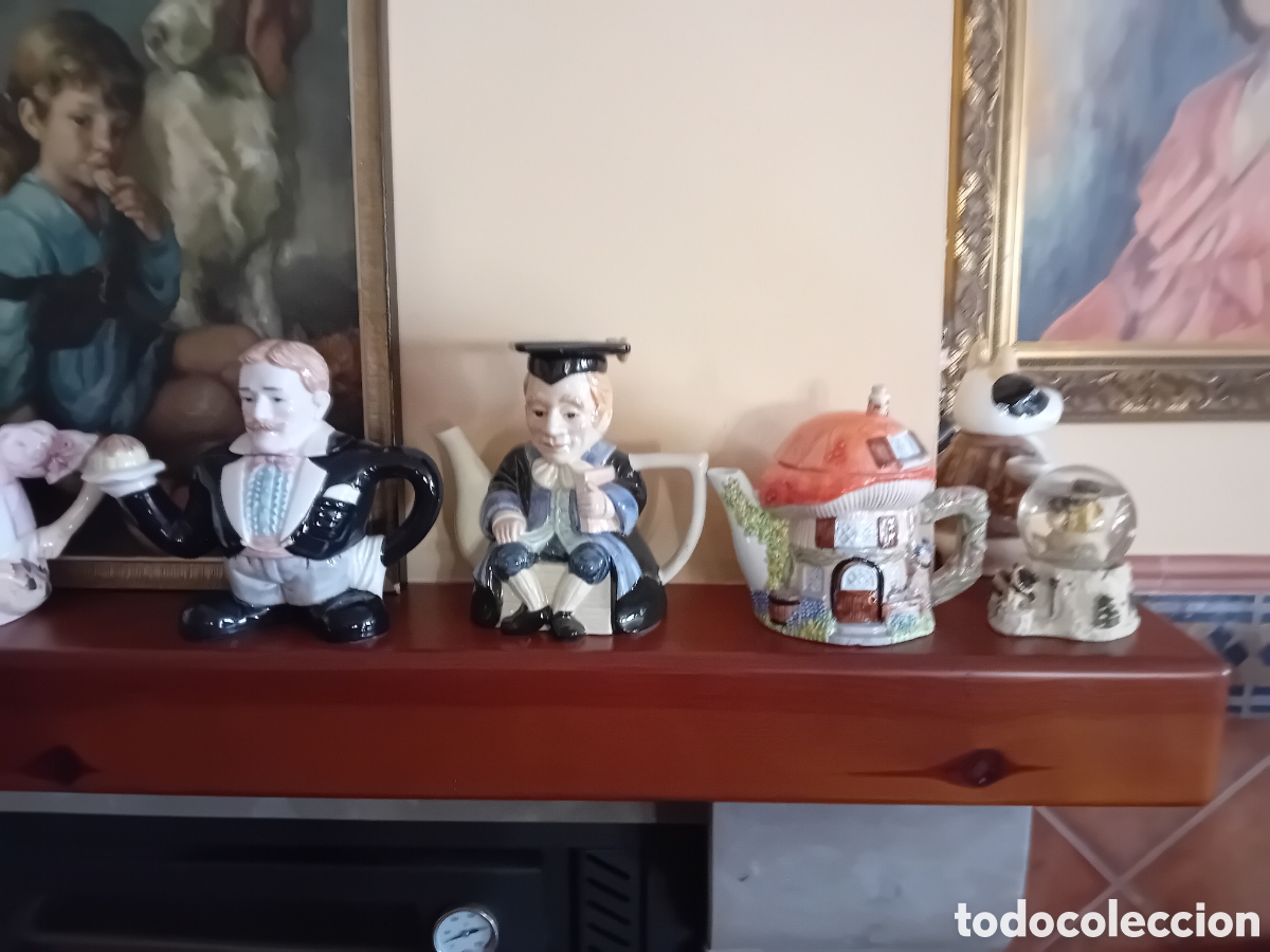 Antig&uuml;edades: Lote 11 teteras de coleccion inglesas - Foto 4