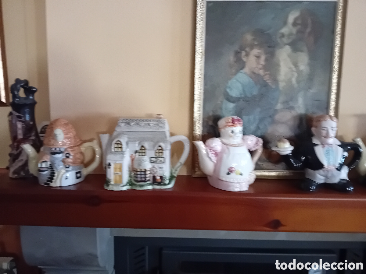 Antig&uuml;edades: Lote 11 teteras de coleccion inglesas - Foto 1
