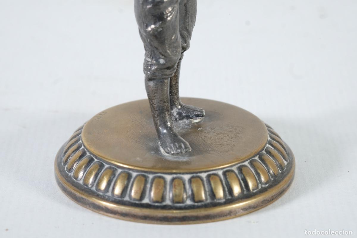 Antig&uuml;edades: Palillero en metal plateado - Foto 7