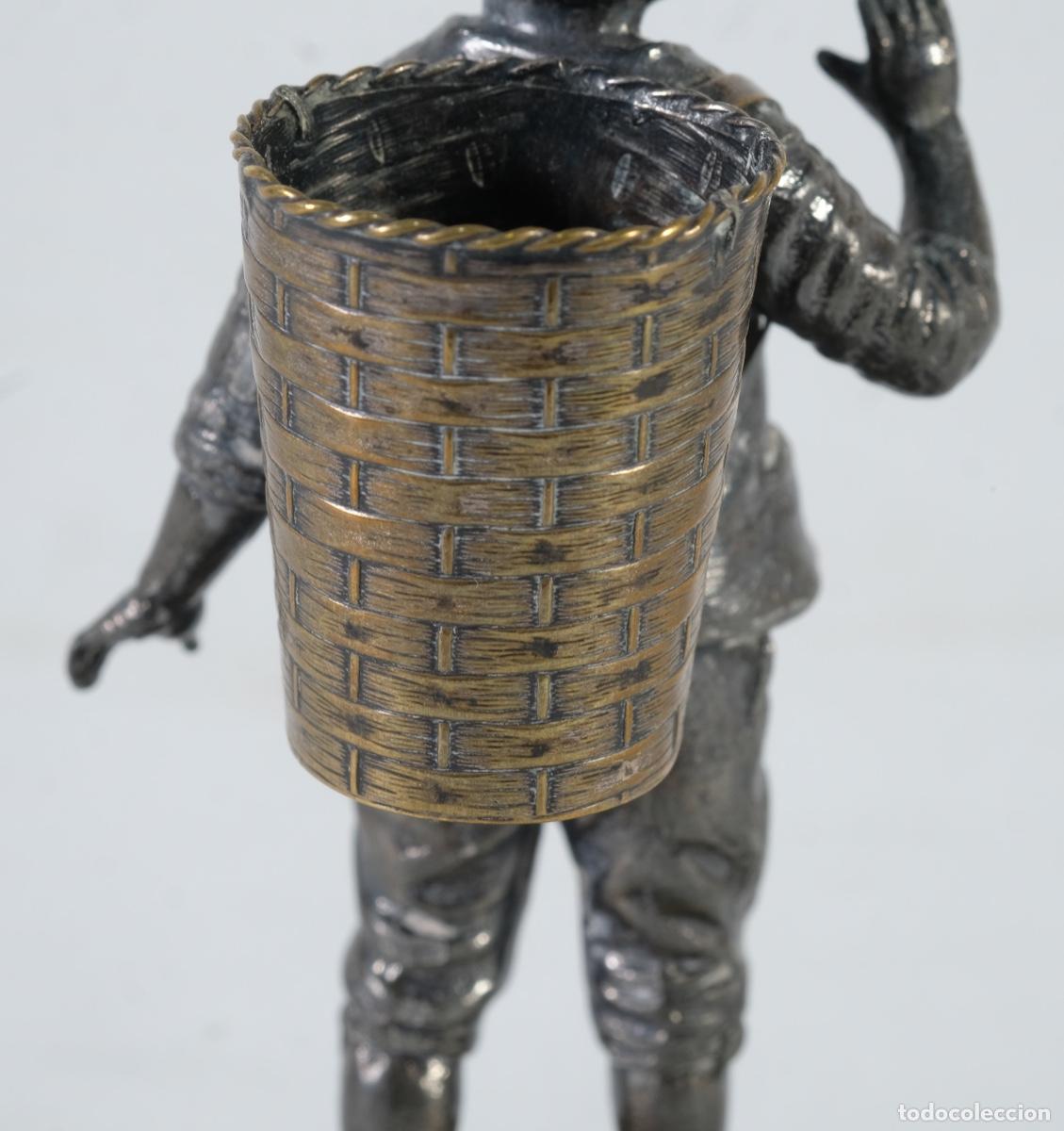 Antig&uuml;edades: Palillero en metal plateado - Foto 9
