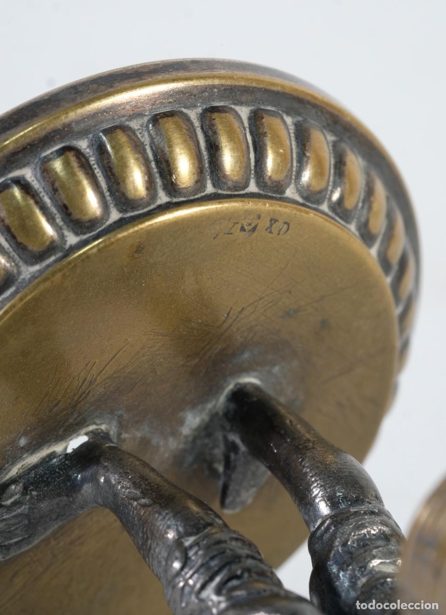 Antig&uuml;edades: Palillero en metal plateado - Foto 12