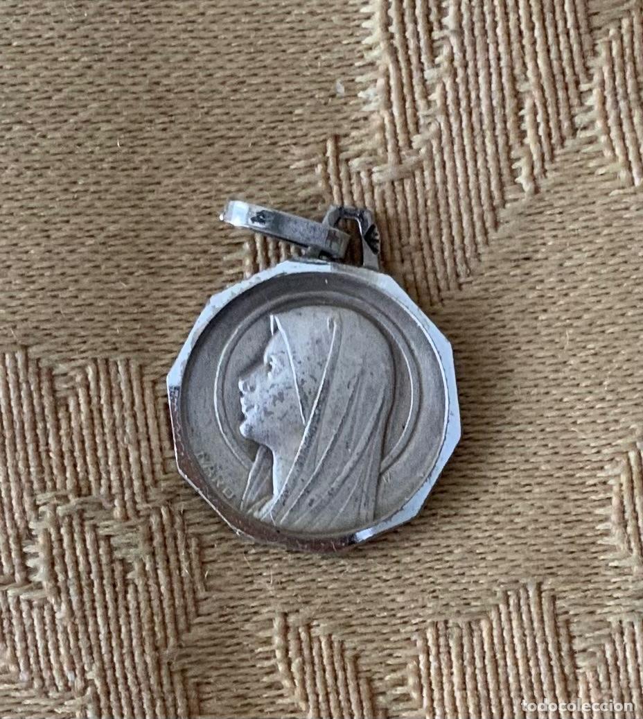 Antig&uuml;edades: MEDALLA PLATA VIRGEN LOURDES - Foto 1
