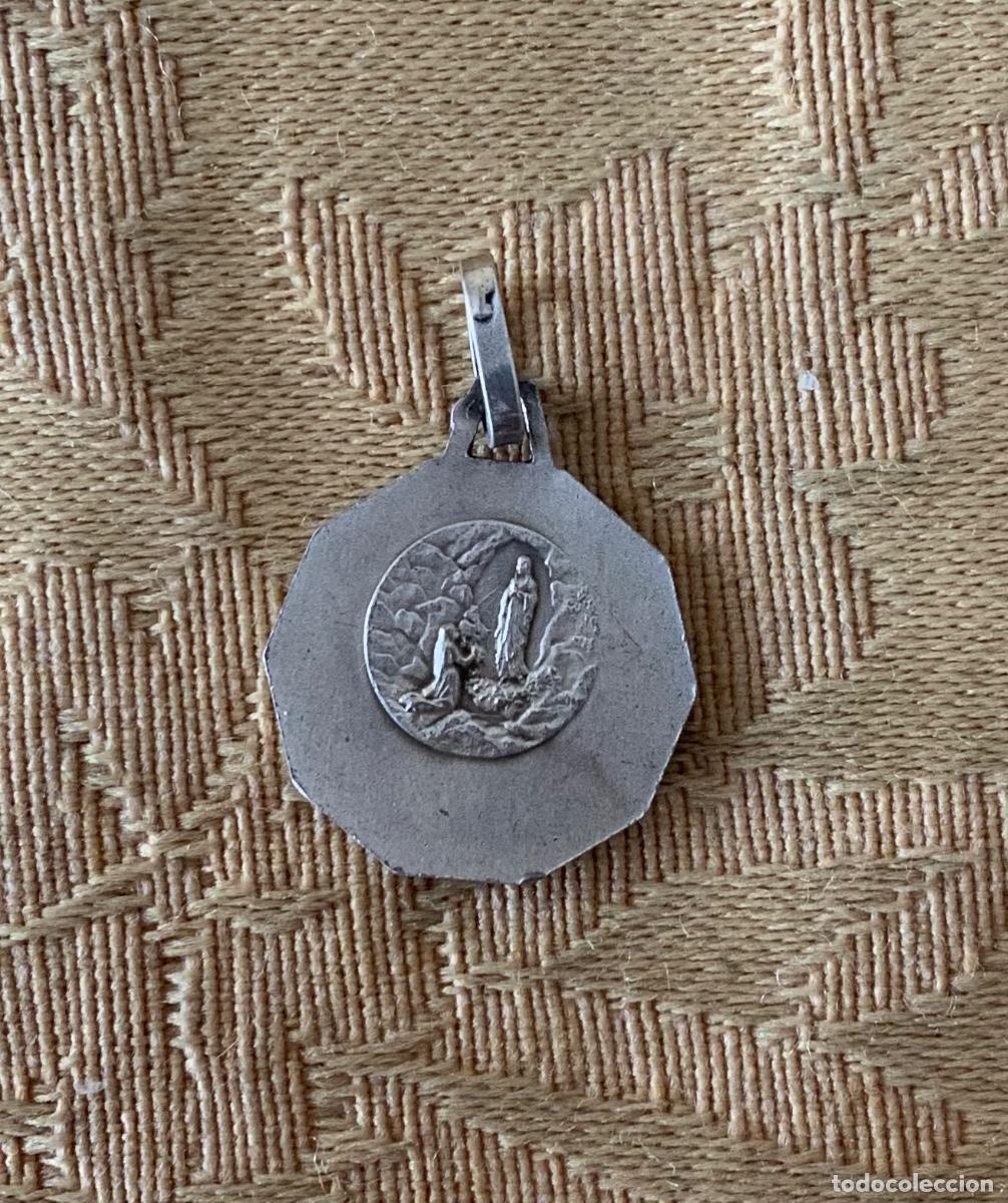 Antig&uuml;edades: MEDALLA PLATA VIRGEN LOURDES - Foto 4