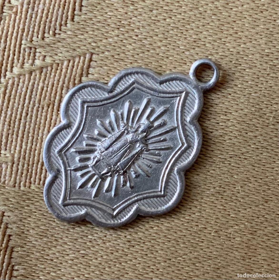 Antig&uuml;edades: ANTIGUA MEDALLA PLATA VIRGEN - Foto 3
