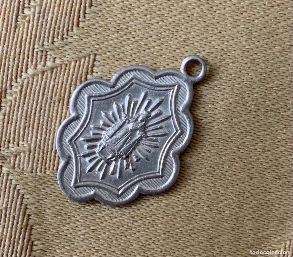 Antig&uuml;edades: ANTIGUA MEDALLA PLATA VIRGEN - Foto 4