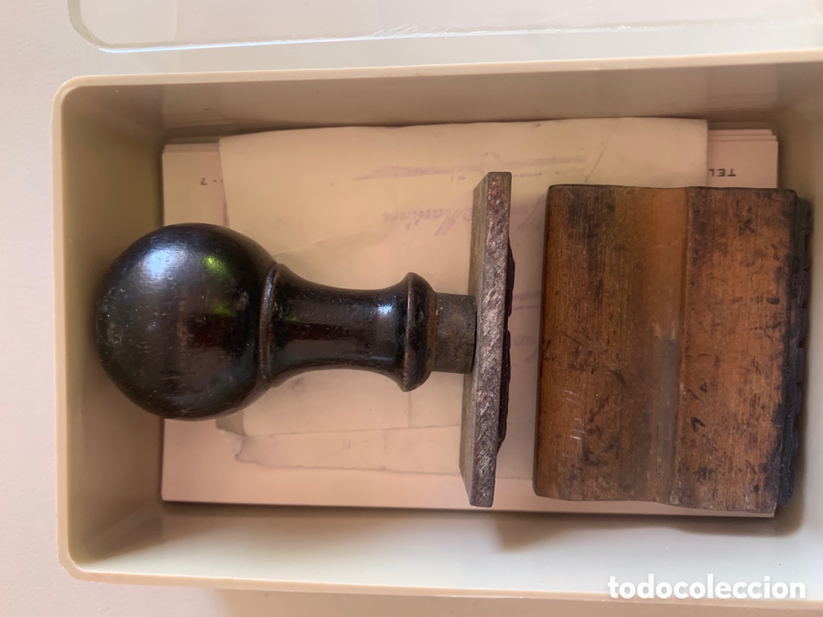 Antig&uuml;edades: Sello antiguo tap&oacute;n - Foto 2