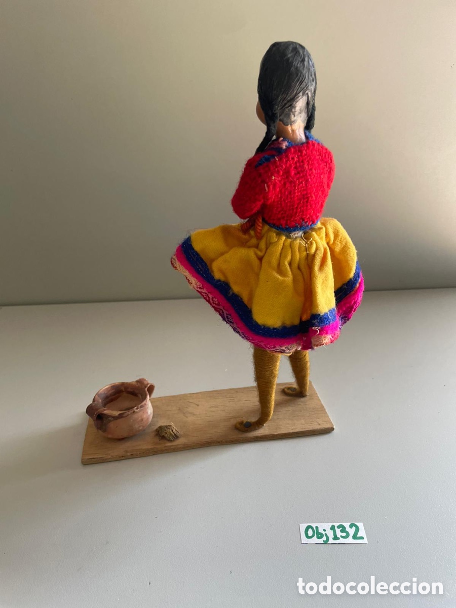 Antig&uuml;edades: Mu&ntilde;eca peruana antigua - Foto 3