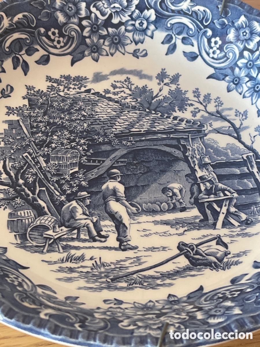 Antig&uuml;edades: Plato de porcelana RoyalTudor Ware - Foto 2