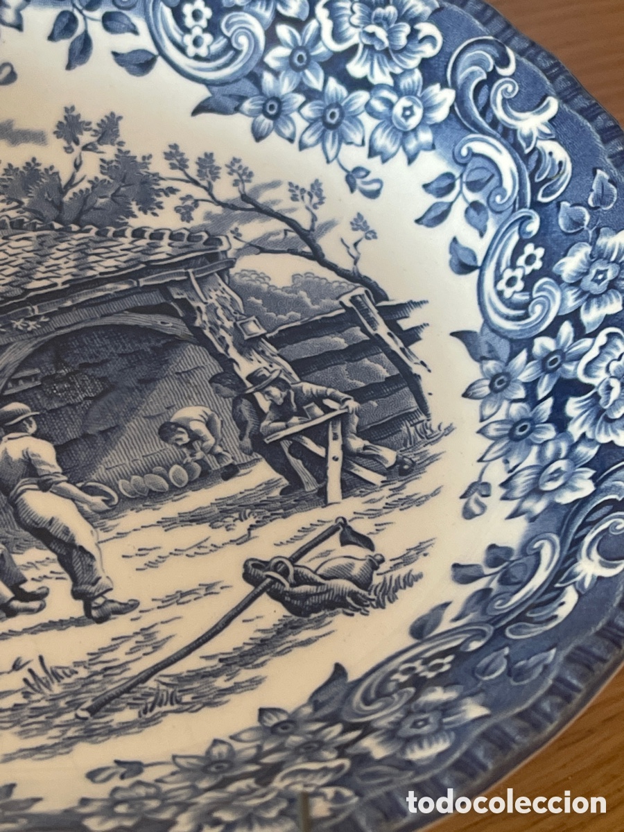 Antig&uuml;edades: Plato de porcelana RoyalTudor Ware - Foto 4