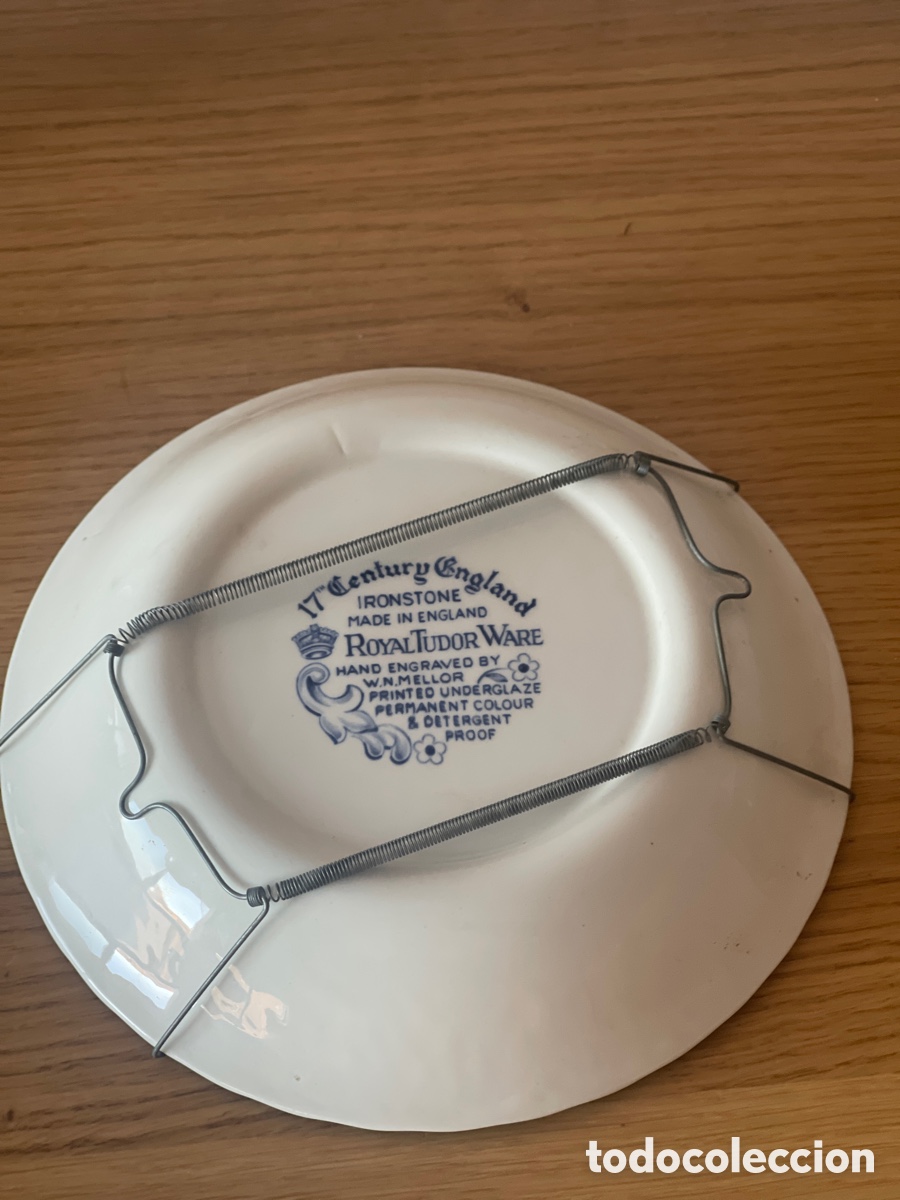 Antig&uuml;edades: Plato de porcelana RoyalTudor Ware - Foto 5