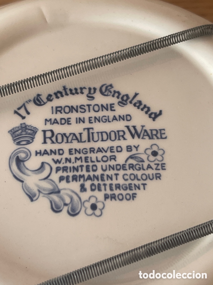 Antig&uuml;edades: Plato de porcelana RoyalTudor Ware - Foto 6
