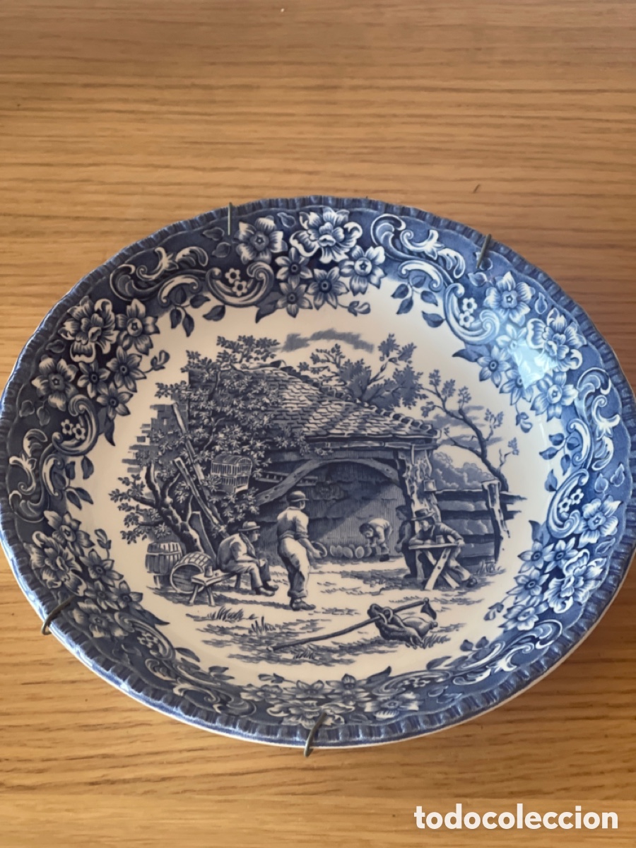 Antig&uuml;edades: Plato de porcelana RoyalTudor Ware - Foto 1