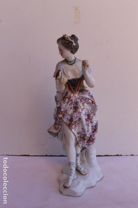 Antig&uuml;edades: FIGURA DE PORCELANA FRANCESA SAMSON 2 - Foto 2
