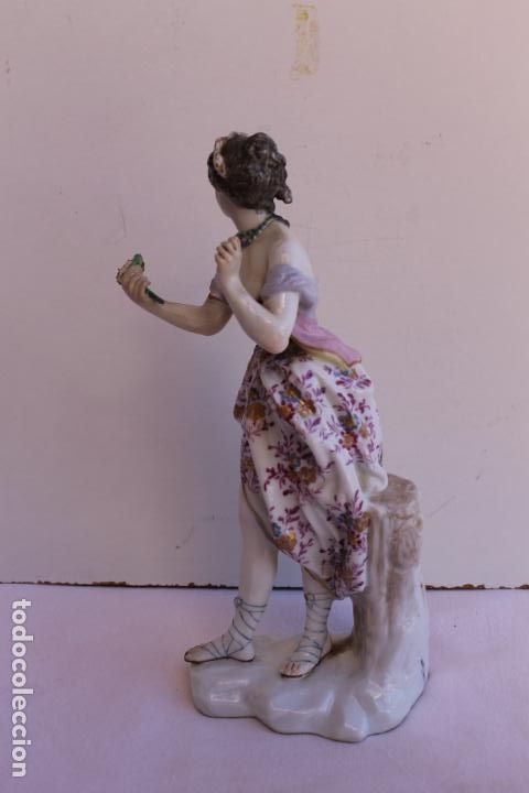 Antig&uuml;edades: FIGURA DE PORCELANA FRANCESA SAMSON 2 - Foto 3