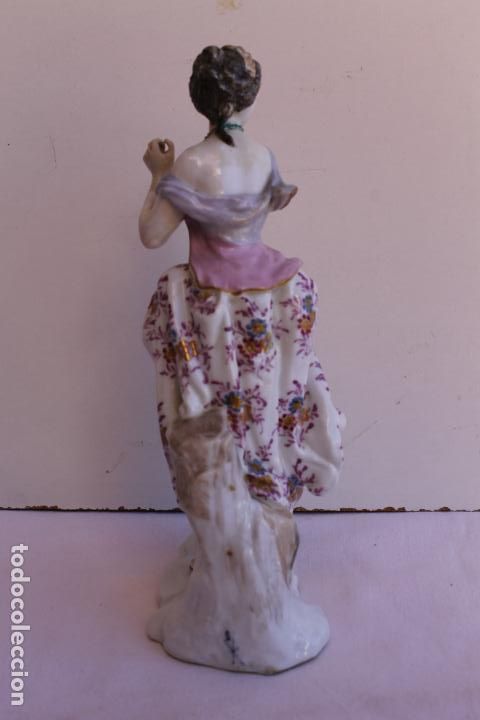 Antig&uuml;edades: FIGURA DE PORCELANA FRANCESA SAMSON 2 - Foto 4