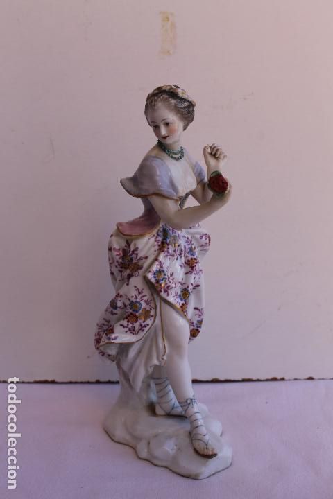 Antig&uuml;edades: FIGURA DE PORCELANA FRANCESA SAMSON 2 - Foto 1