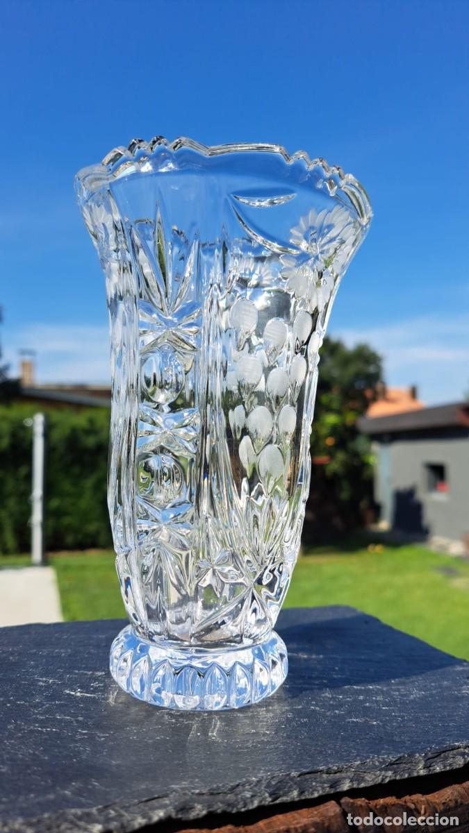 Antig&uuml;edades: Jarr&oacute;n / Florero de Cristal Tallado - Foto 4