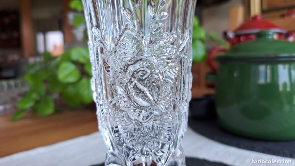 Antig&uuml;edades: Original Jarr&oacute;n / Florero de Cristal Tallado - Foto 3