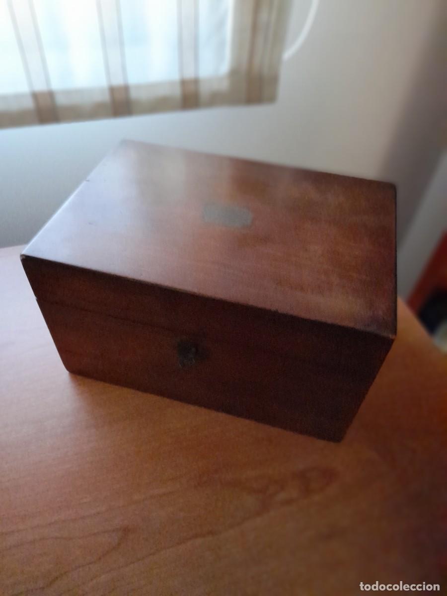Antig&uuml;edades: Caja de caoba - Foto 4