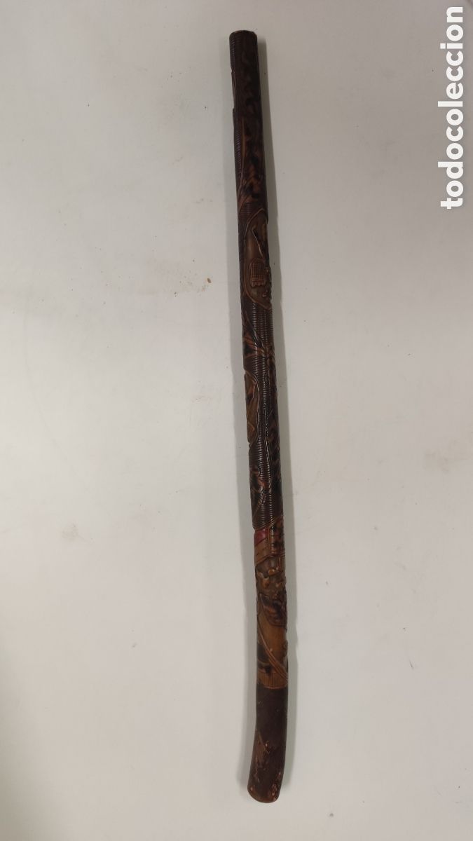 Antig&uuml;edades: Antiguo Bast&oacute;n Cubano? 60cm - Foto 2