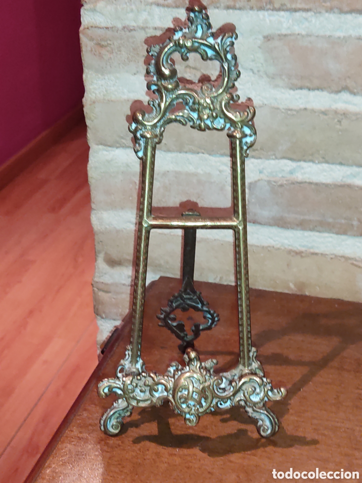 Antig&uuml;edades: Atril antiguo de bronce. - Foto 2