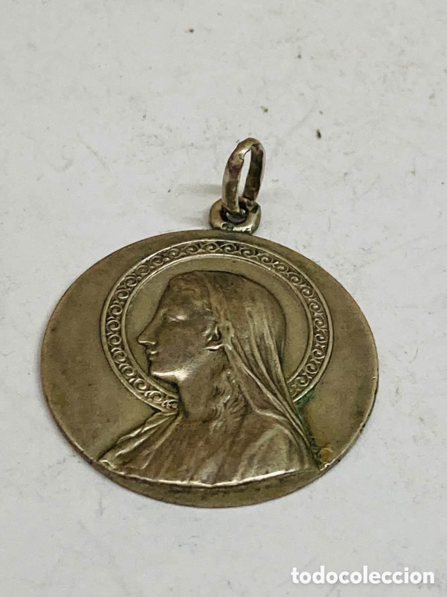 Antig&uuml;edades: Medalla de plata religiosa C78 - Foto 1