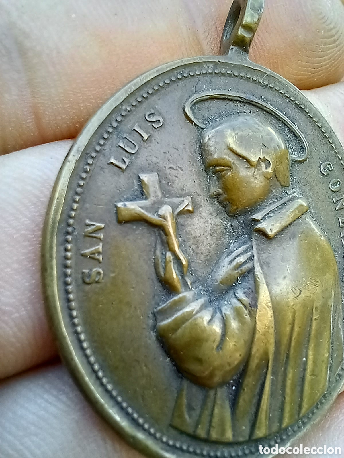 Antig&uuml;edades: MEDALLA SAN LUIS GONZAGA - Foto 2