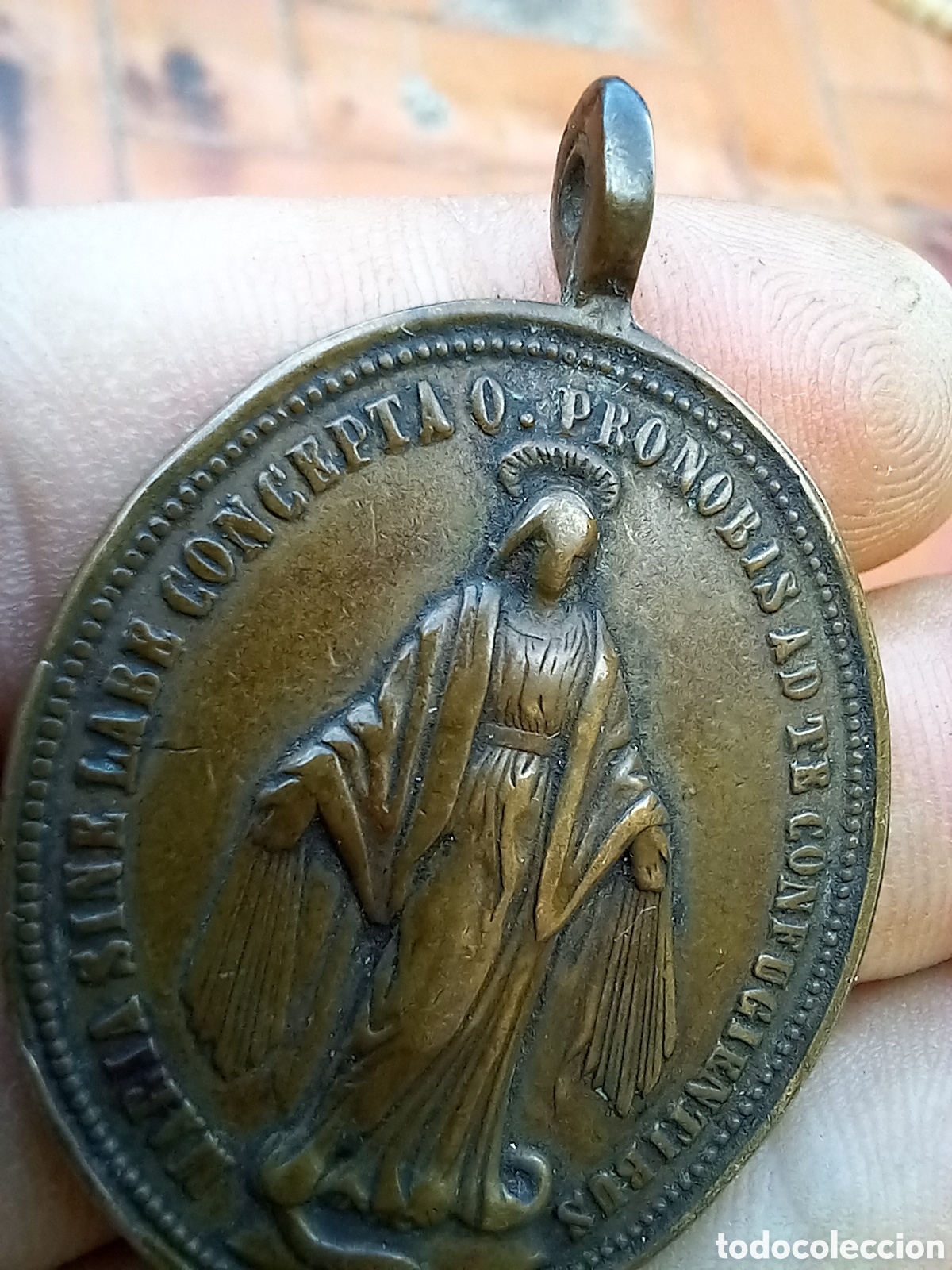 Antig&uuml;edades: MEDALLA SAN LUIS GONZAGA - Foto 6