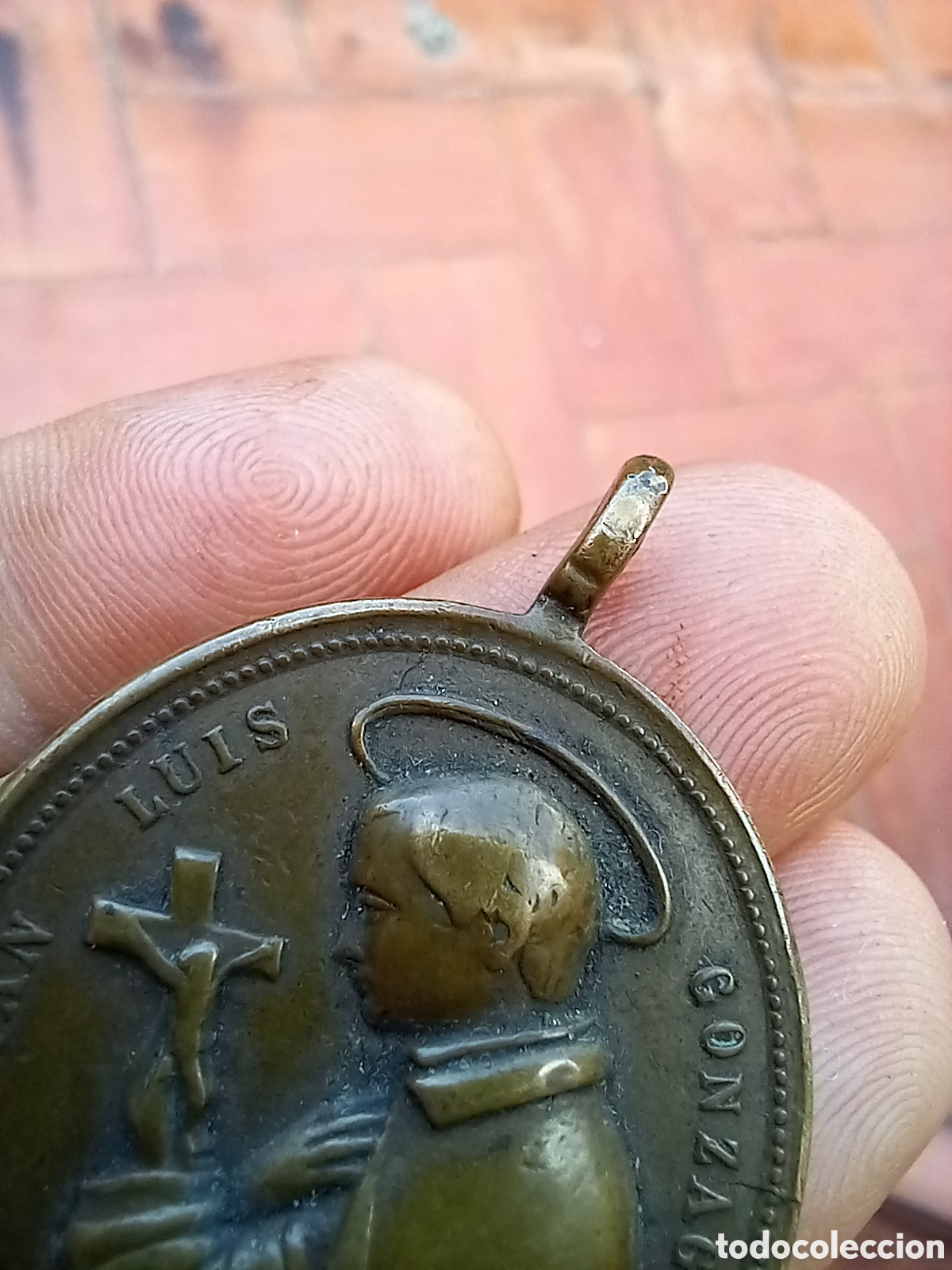 Antig&uuml;edades: MEDALLA SAN LUIS GONZAGA - Foto 9