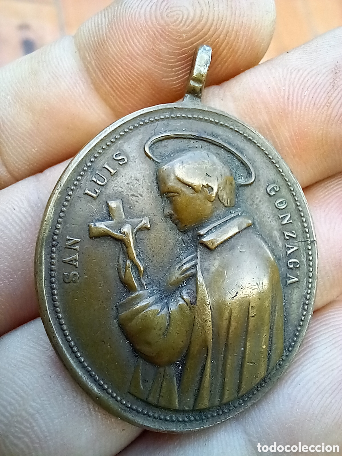 Antig&uuml;edades: MEDALLA SAN LUIS GONZAGA - Foto 10