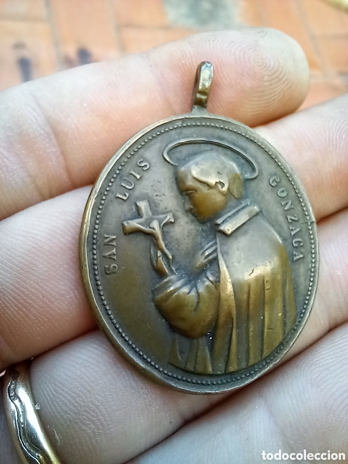 Antig&uuml;edades: MEDALLA SAN LUIS GONZAGA - Foto 1
