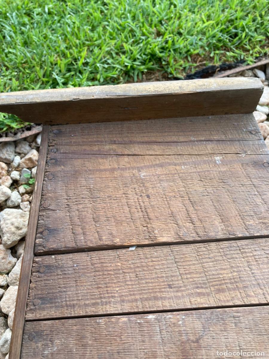 Antig&uuml;edades: Caja o cofre de madera antigua - Foto 4