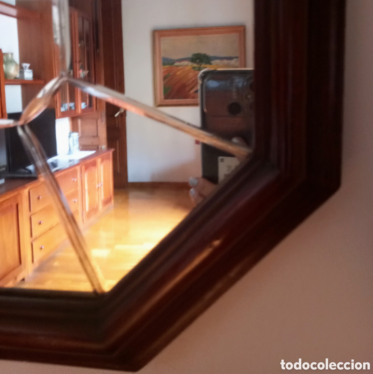 Antig&uuml;edades: Espejo antiguo muy bonito. - Foto 3