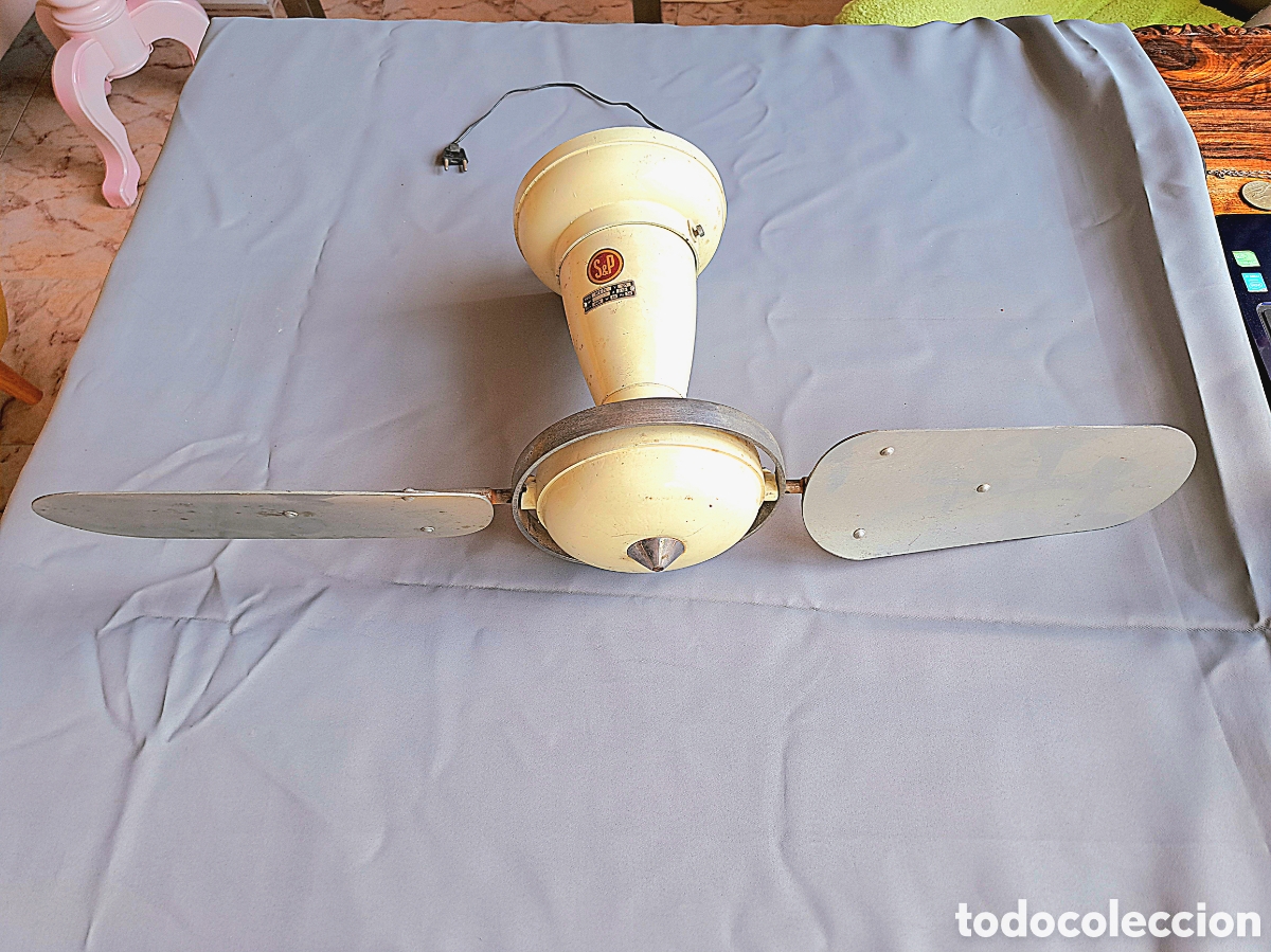 Antig&uuml;edades: Ventilador 1950 funcionando en perfecto estado - Foto 1