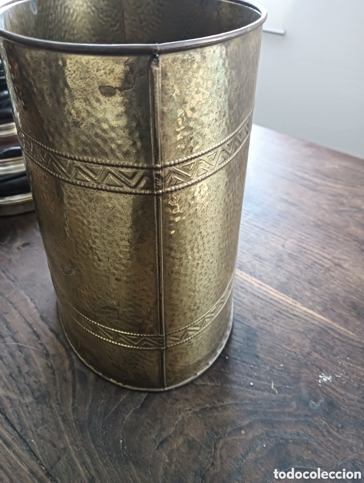 Antig&uuml;edades: Parag&uuml;ero o macetero bronce - Foto 2
