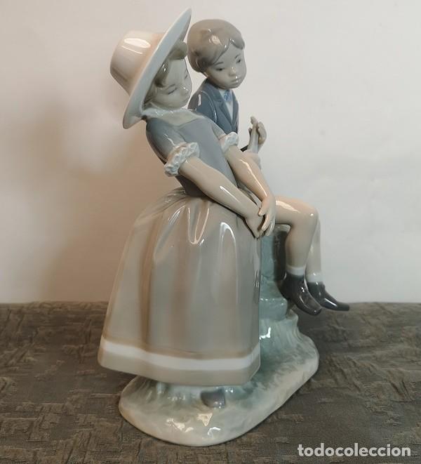 Antig&uuml;edades: Figura Ni&ntilde;os Lladr&oacute; - Foto 2