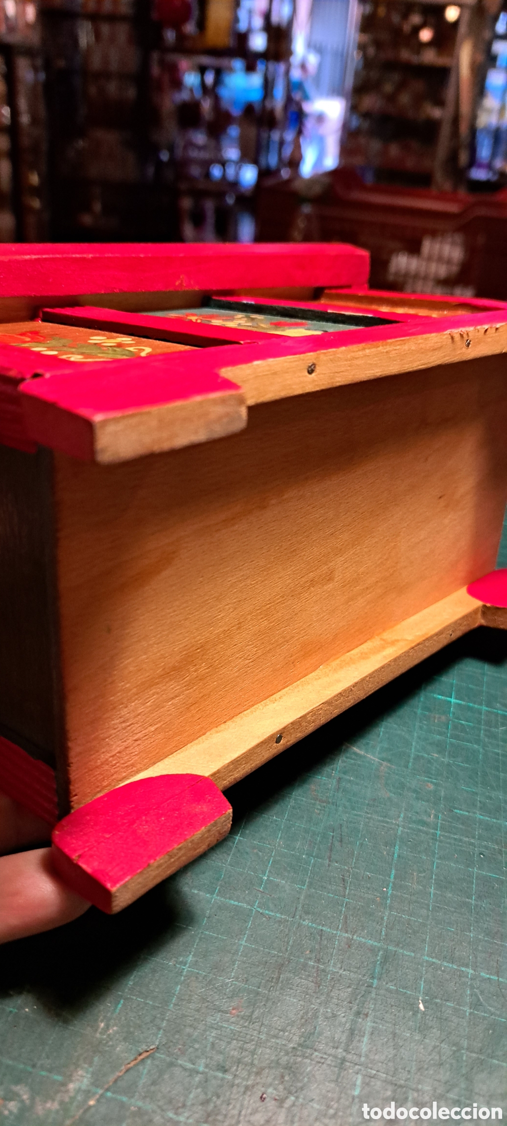 Antig&uuml;edades: Caja madera ba&uacute;l antiguo - Foto 7