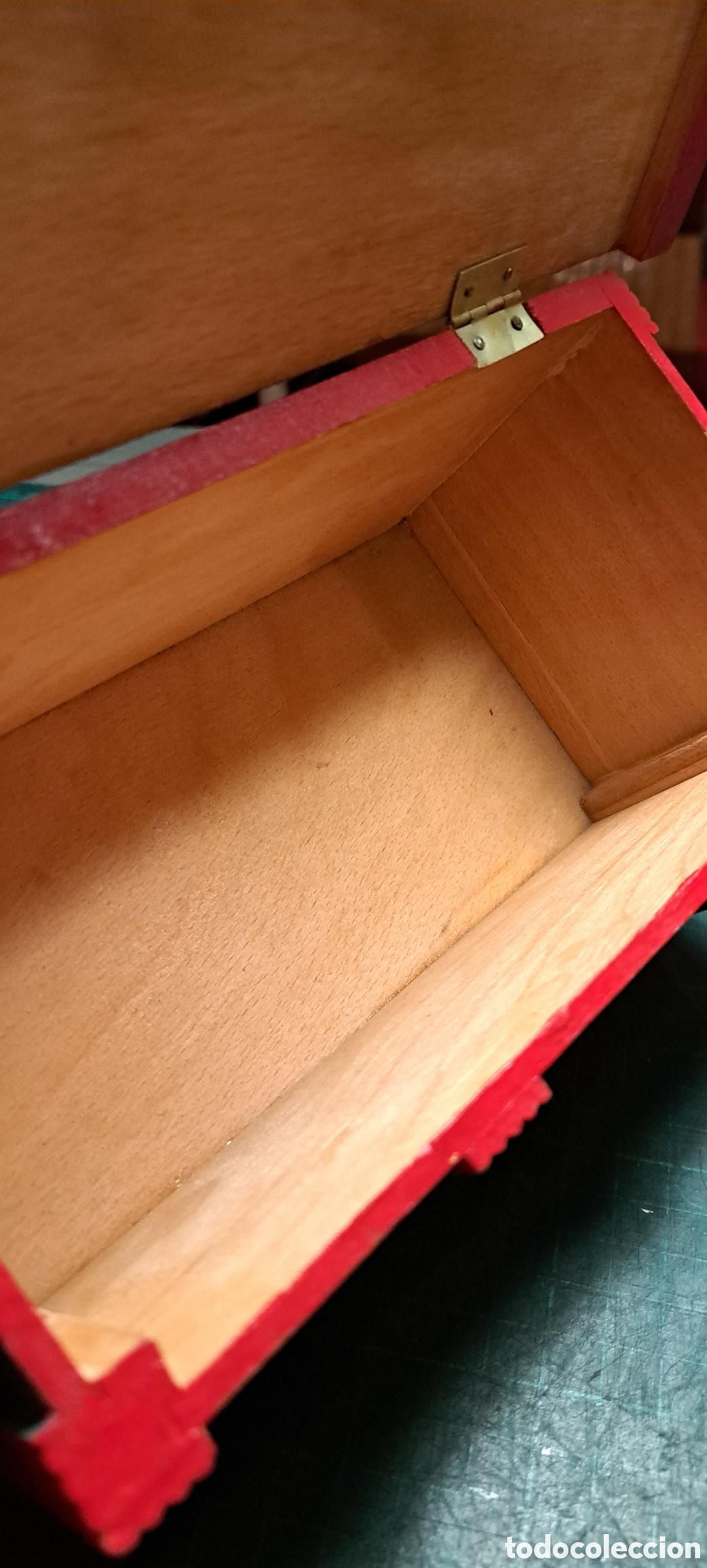 Antig&uuml;edades: Caja madera ba&uacute;l antiguo - Foto 12