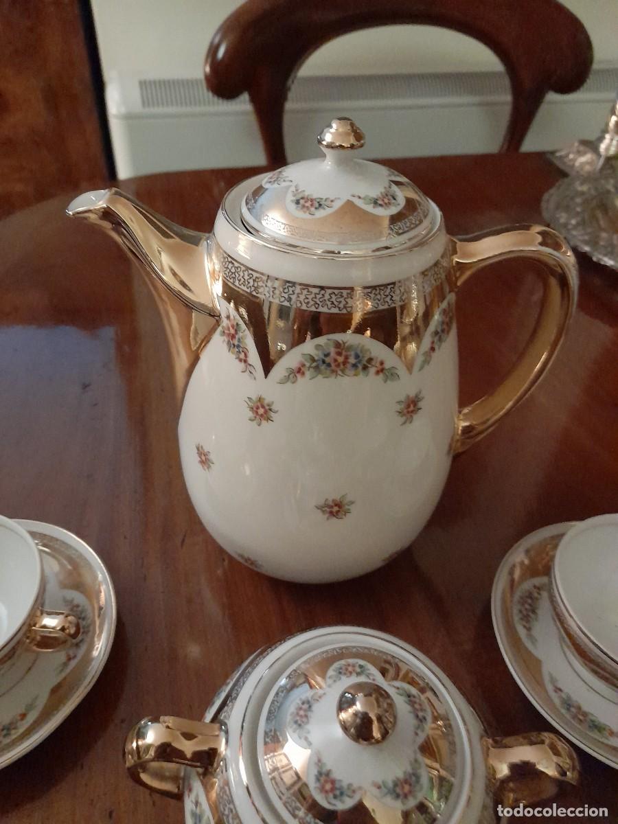 Antig&uuml;edades: Juego de caf&eacute; porcelana - Foto 2
