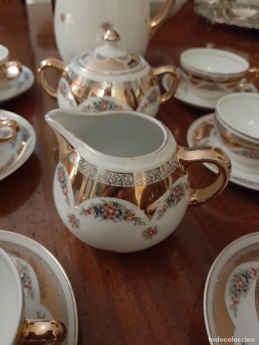 Antig&uuml;edades: Juego de caf&eacute; porcelana - Foto 3