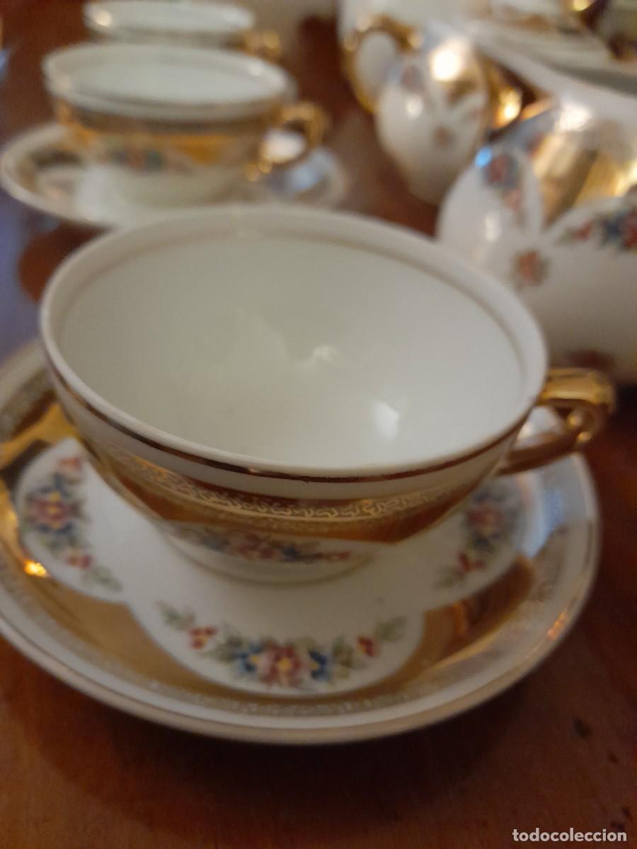 Antig&uuml;edades: Juego de caf&eacute; porcelana - Foto 4