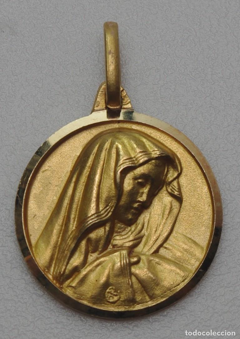 Antig&uuml;edades: Medalla Virgen Oro de 18Kts. - Foto 1