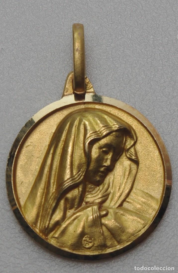 Antig&uuml;edades: Medalla Virgen Oro de 18Kts. - Foto 2