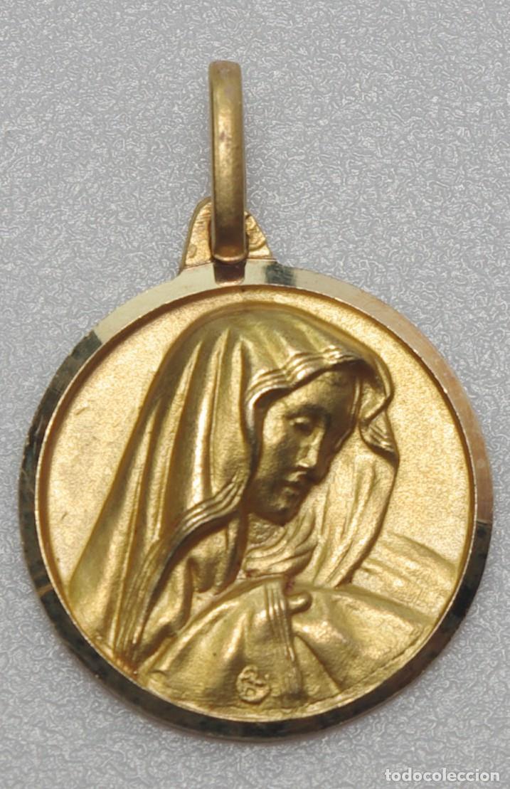 Antig&uuml;edades: Medalla Virgen Oro de 18Kts. - Foto 3