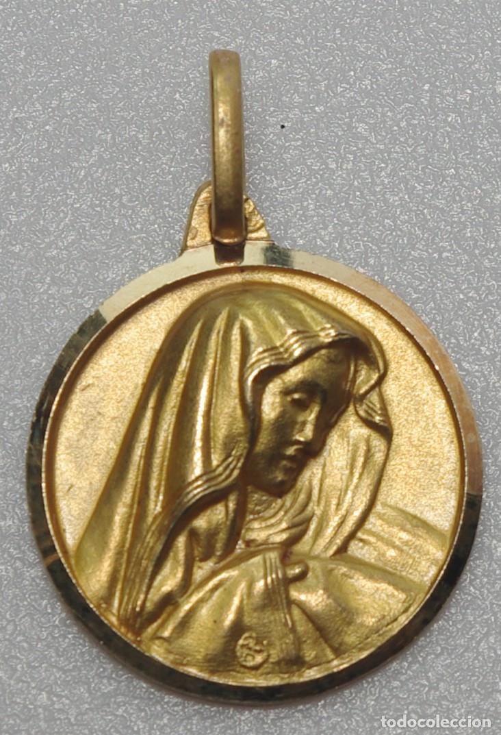 Antig&uuml;edades: Medalla Virgen Oro de 18Kts. - Foto 4