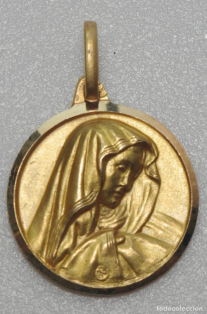 Antig&uuml;edades: Medalla Virgen Oro de 18Kts. - Foto 5