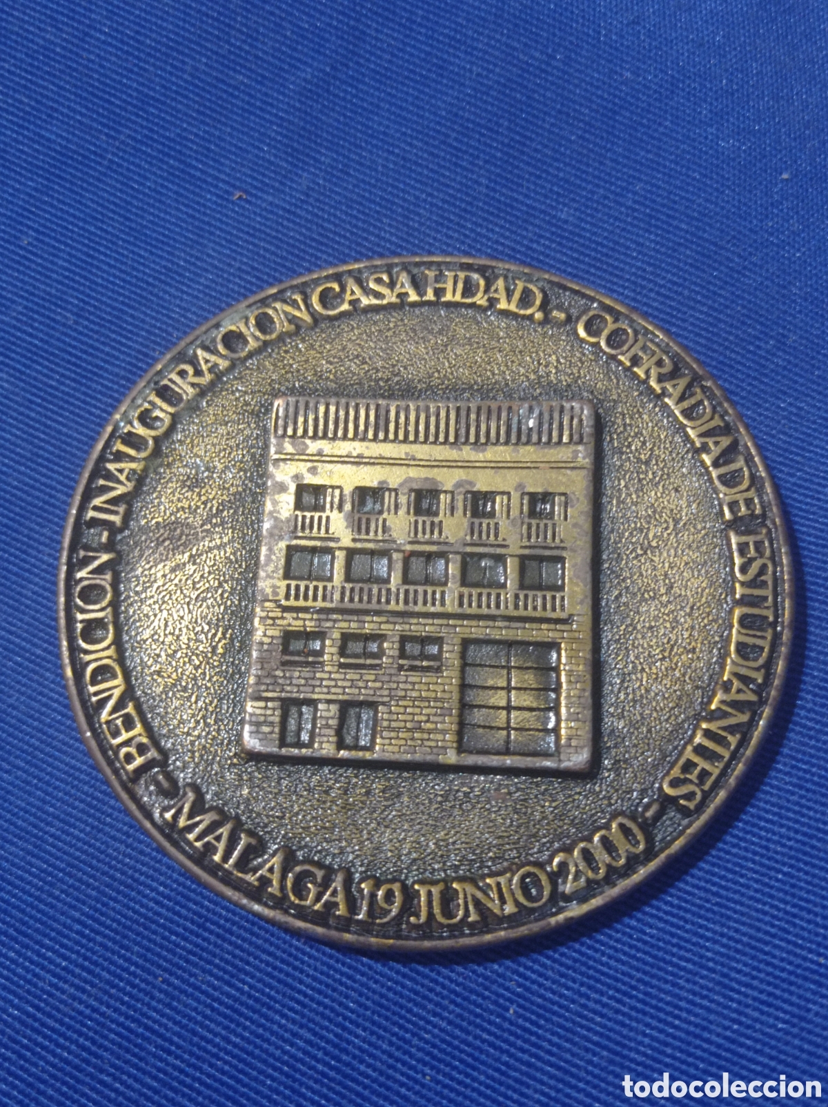 Antig&uuml;edades: MEDALLA HERMANDAD ESTUDIANTES MALAGA - Foto 2
