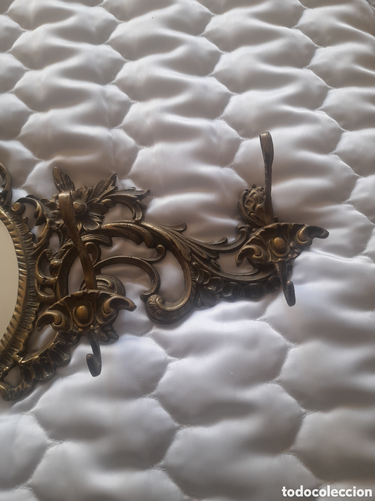 Antig&uuml;edades: Antiguo perchero de bronce estilo Luis XV - Foto 5
